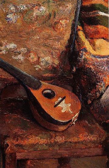 Paul Gauguin Mandoline sur une Chaise Sweden oil painting art